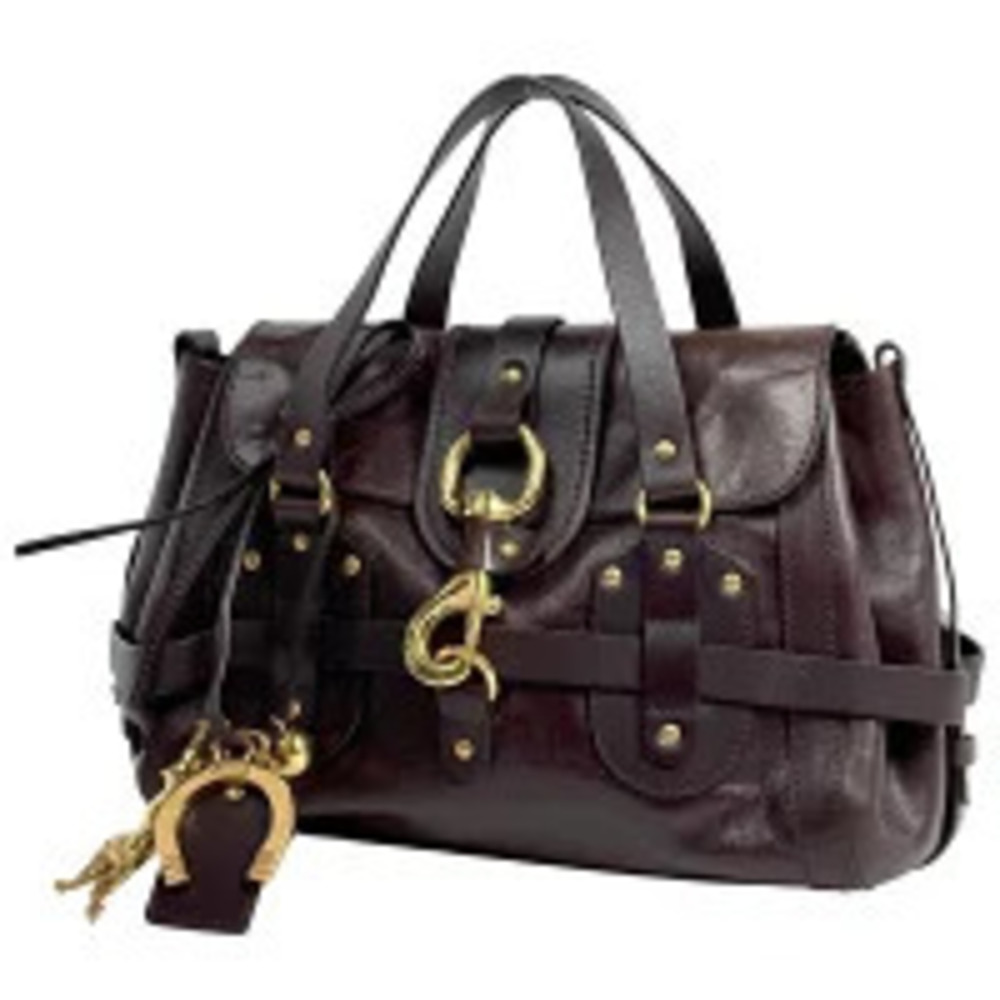 Chloe Kerala Handbag Horse Leather Brown